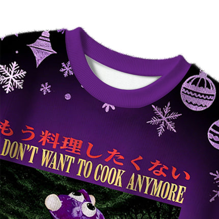 Uglysweatershops I Don't Want to Cook Christmas Ugly Sweater