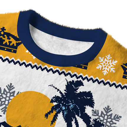 Uglysweatershops Extra Vintage Fuzzy Christmas Ugly Sweatshirt
