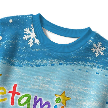 Uglysweatershops Powered Horse Christmas Ugly Sweater