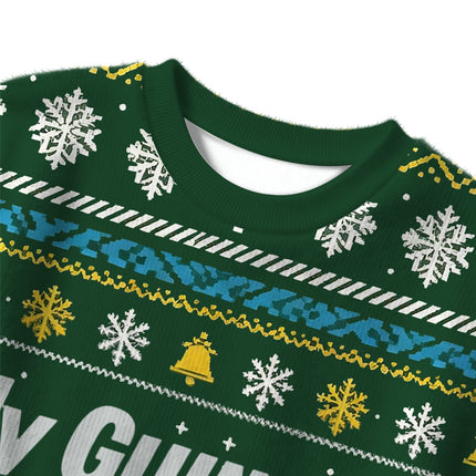 Uglysweatershops Vintage Crocodile Beer Christmas Ugly Sweater