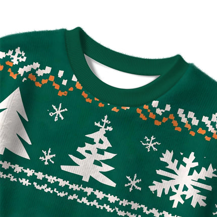 Uglysweatershops I Would Dropkick A Child Green Christmas Ugly Sweater