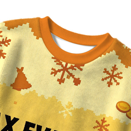 Uglysweatershops Tux Evasion Funny Christmas Ugly Sweater