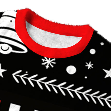 Uglysweatershops CR7 Meme Fuzzy Christmas Ugly Sweatshirt