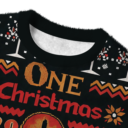 Uglysweatershops One Fuzzy Christmas Ugly Sweatshirt