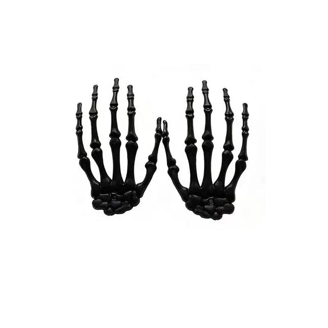 Uglysweatershops Halloween Skull Hand Horror Decorations