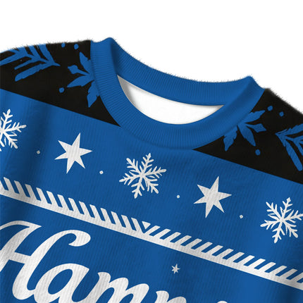 Uglysweatershops Land of Sky Blue Christmas Ugly Sweater