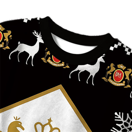 Uglysweatershops Vintage Cig Christmas Ugly Sweater