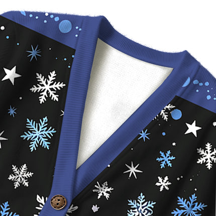Uglysweatershops Cigarettes Blend Vintage Ugly Cardigan Sweater