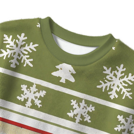 Uglysweatershops Vintage Train Funny Christmas Ugly Sweater
