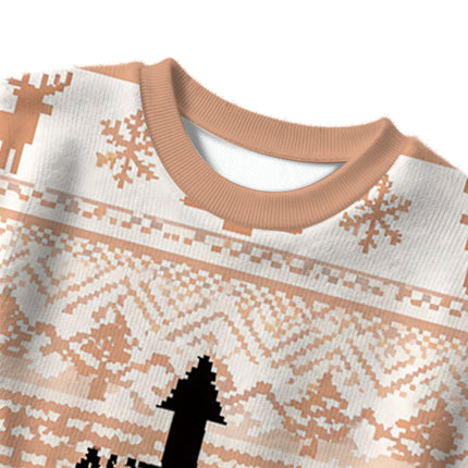 Uglysweatershops Autistic Cat Christmas Ugly Sweater