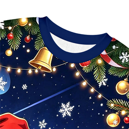 Uglysweatershops Classic Cigarettes Christmas Ugly Sweatshirt