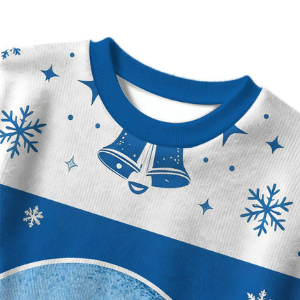 Uglysweatershops Vintage Moon Christmas Ugly Sweater