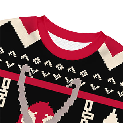 Uglysweatershops Dark Folklore Christmas Ugly Sweatshirt
