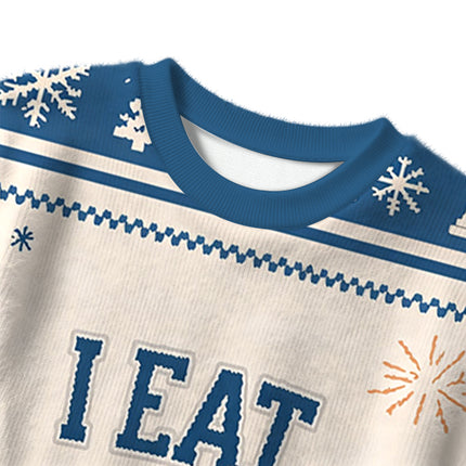 Uglysweatershops I Eat Drywall Christmas Ugly Sweater
