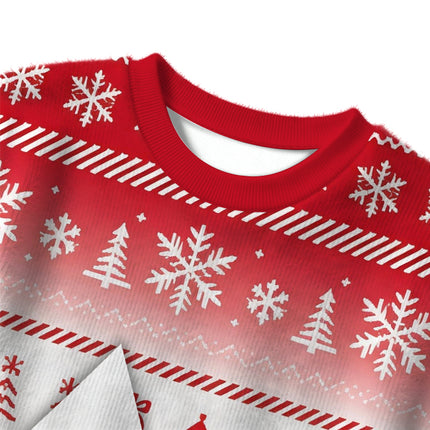 Uglysweatershops Montain Light Christmas Ugly Sweater