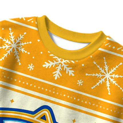 Uglysweatershops Vintage Pocket Christmas Ugly Sweater