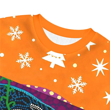 Uglysweatershops Tropical Fish Christmas Ugly Sweatshirt