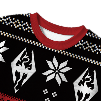 Uglysweatershops Funny Mask Christmas Ugly Sweater
