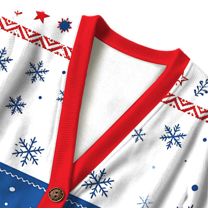 Uglysweatershops Waiter Waiter More Meme Ugly Cardigan Sweater