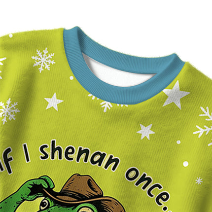 Uglysweatershops If I Shenan Once Funny Meme Christmas Ugly Sweater