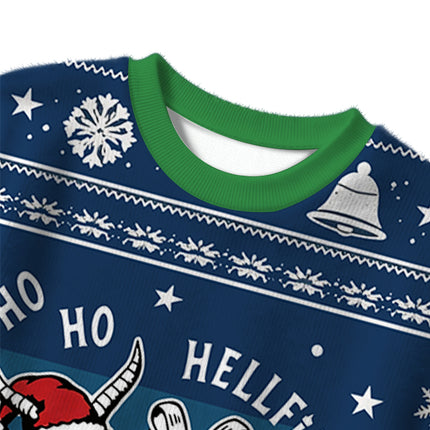 Uglysweatershops Dark Christmas Demon Christmas Ugly Sweater