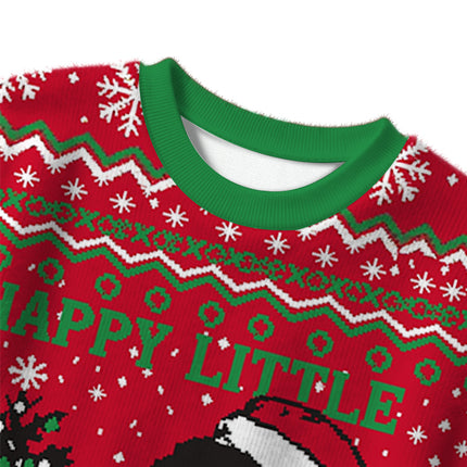 Uglysweatershops Happy Little Xmas Trees Christmas Ugly Sweater