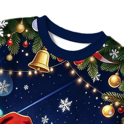 Uglysweatershops Classic Cigarettes Christmas Ugly Sweater