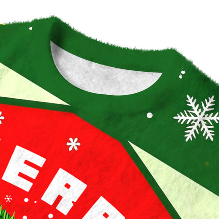 Uglysweatershops The Boys Meme Fuzzy Christmas Ugly Sweatshirt