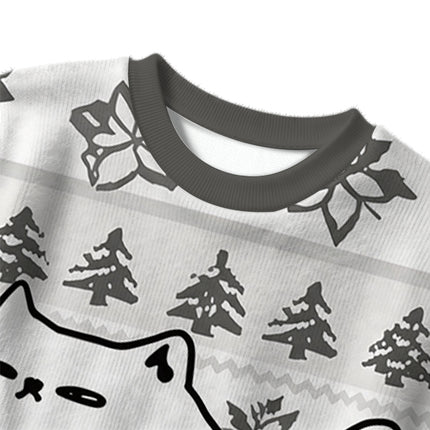 Uglysweatershops I Need Ibuprofen Cat Christmas Ugly Sweater
