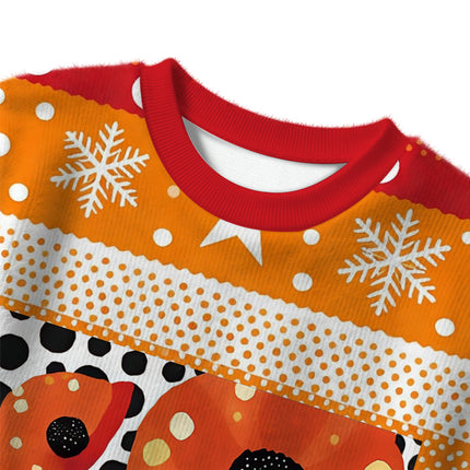Uglysweatershops Art Flower Vintage Christmas Ugly Sweater