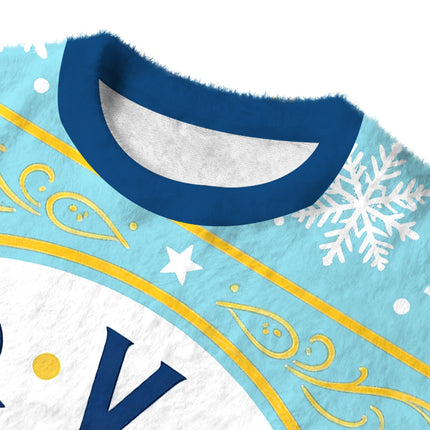 Uglysweatershops Always Fresh Fuzzy Christmas Ugly Sweatshirt