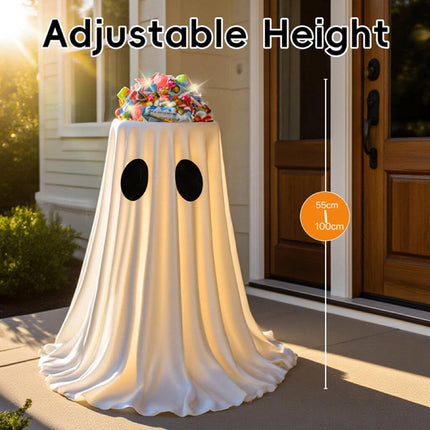 Uglysweatershops Halloween Cute Ghost Candy Stand High Bowl