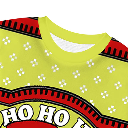 Uglysweatershops Ho Ho Ho Christmas Ugly Sweatshirt