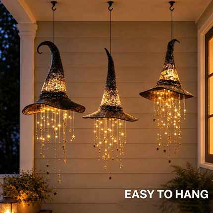 Uglysweatershops Halloween Light-Up Witch Hat Ornament