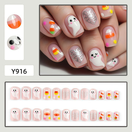 Uglysweatershops Halloween Cute Quirky Hot Girl Vibe Section Three Press-on Nails