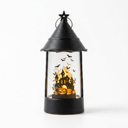 Uglysweatershops Halloween 2-pack Retro Cylindrical Silhouette Hand Lamp