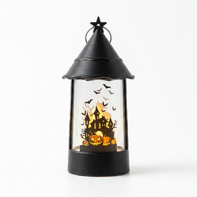 Uglysweatershops Halloween 2-pack Retro Cylindrical Silhouette Hand Lamp