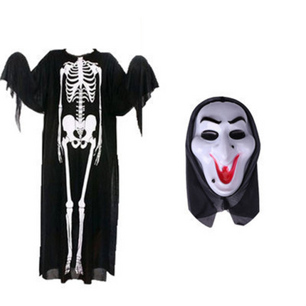 Uglysweatershops Halloween Adult Skeleton Ghost Costume