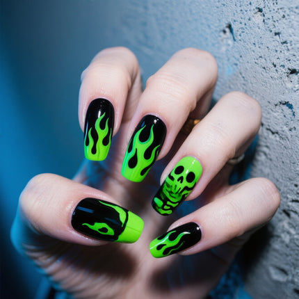 Uglysweatershops Halloween Cute Quirky Hot Girl Vibe Section Nine Press-on Nails