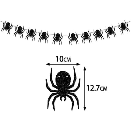 Uglysweatershops Halloween 6-Pack Colorful Ghost Spider Bat Banner