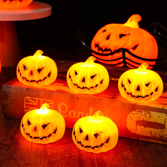 Uglysweatershops 3-Piece Halloween Decorations Pumpkin Lanterns