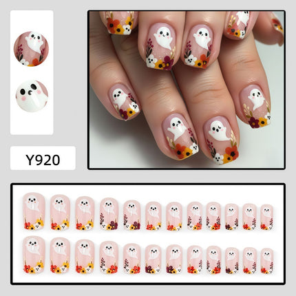 Uglysweatershops Halloween Cute Quirky Hot Girl Vibe Section TWO Press-on Nails