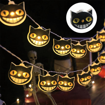 Uglysweatershops Halloween Strange Ghost Elf Decorative String Lights