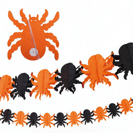 Uglysweatershops Halloween 5-pack Paper Cutout Streamer Decorations