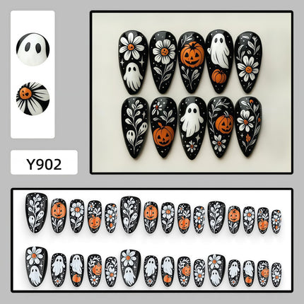 Uglysweatershops Halloween Cute Quirky Hot Girl Vibe Section ONE Press-on Nails