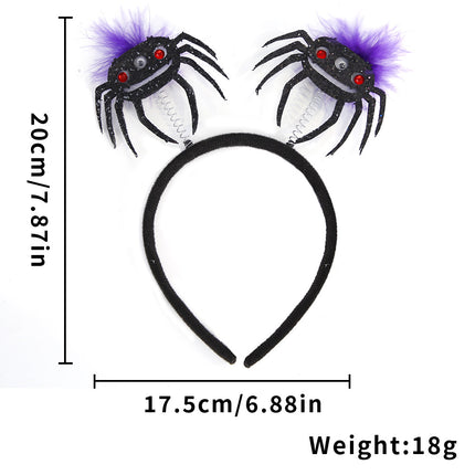 Uglysweatershops Halloween 2-Pack Adjustable Spooky 3D Headband