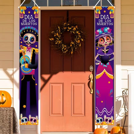 Uglysweatershops Halloween Outdoor Horror-themed Decorative Flags