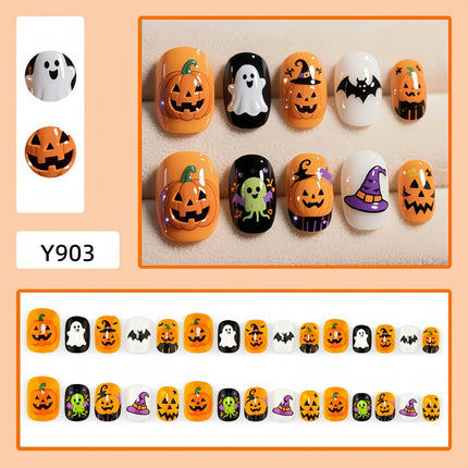 Uglysweatershops Halloween Cute Quirky Hot Girl Vibe Section Six Press-on Nails