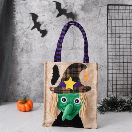 Uglysweatershops Halloween Vintage Linen Candy Tote Bag