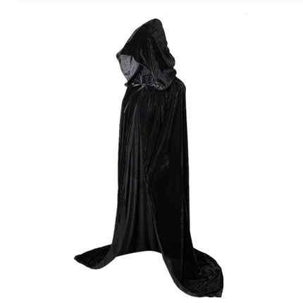 Uglysweatershops Halloween Medieval Wizard Cosplay Hooded Long Cloak